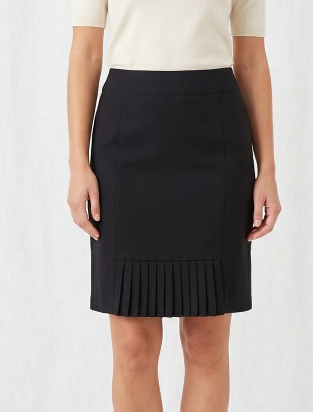 Briggs New York Womens Size 16 Black Side Zipper Pencil Skirt